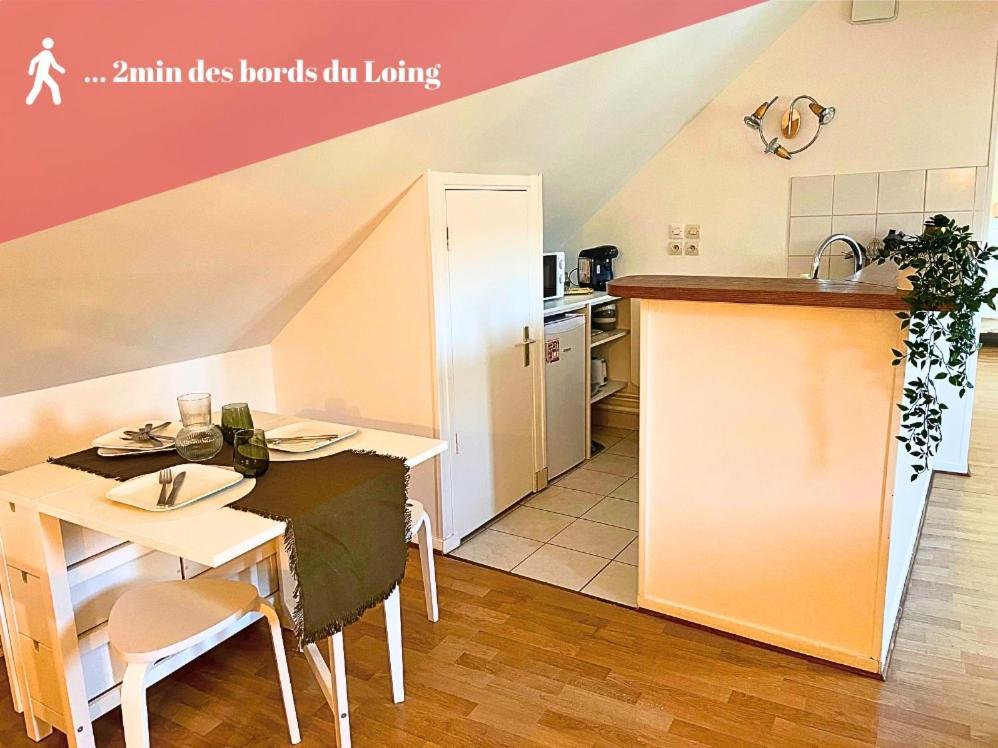 Appart Cosy Renove Avec Ac Hypercentre Nemours Buitenkant foto