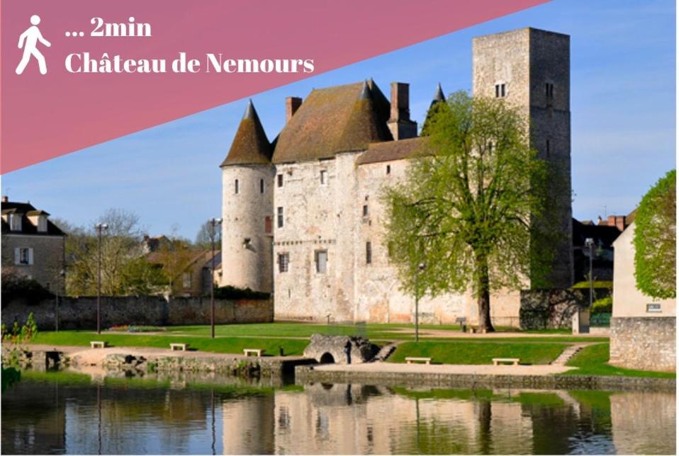 Appart Cosy Renove Avec Ac Hypercentre Nemours Buitenkant foto